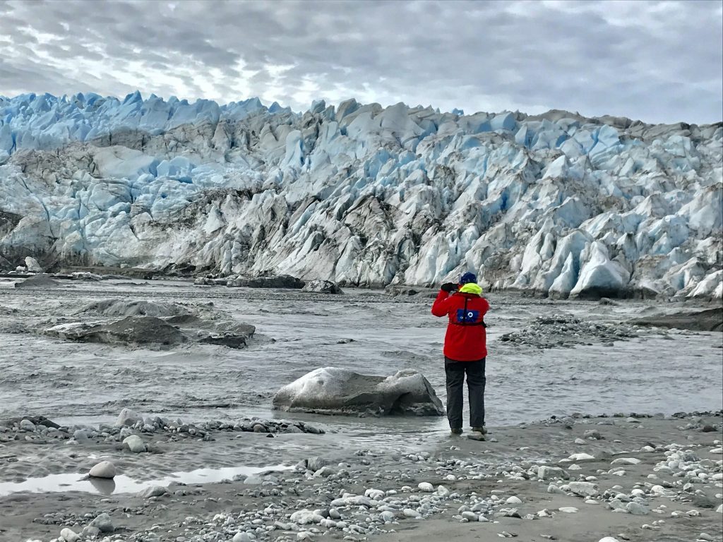 Glaciers on the Chilean Fjords voyage.