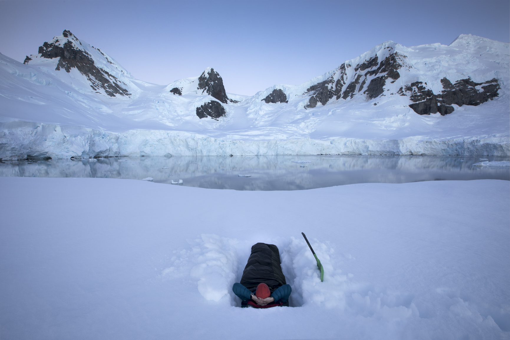 Camping in Antarctica